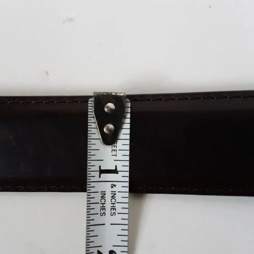 Greg Norman Brown Leather Belt size 36